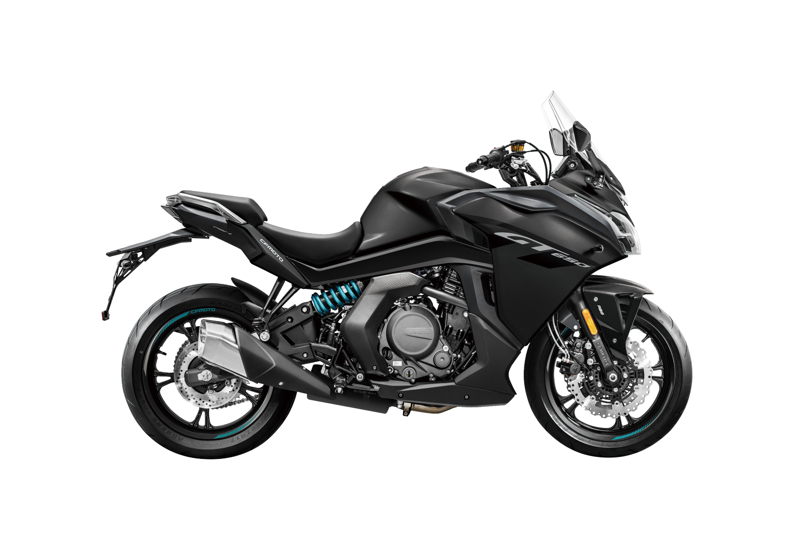 650gt Black Right Side View