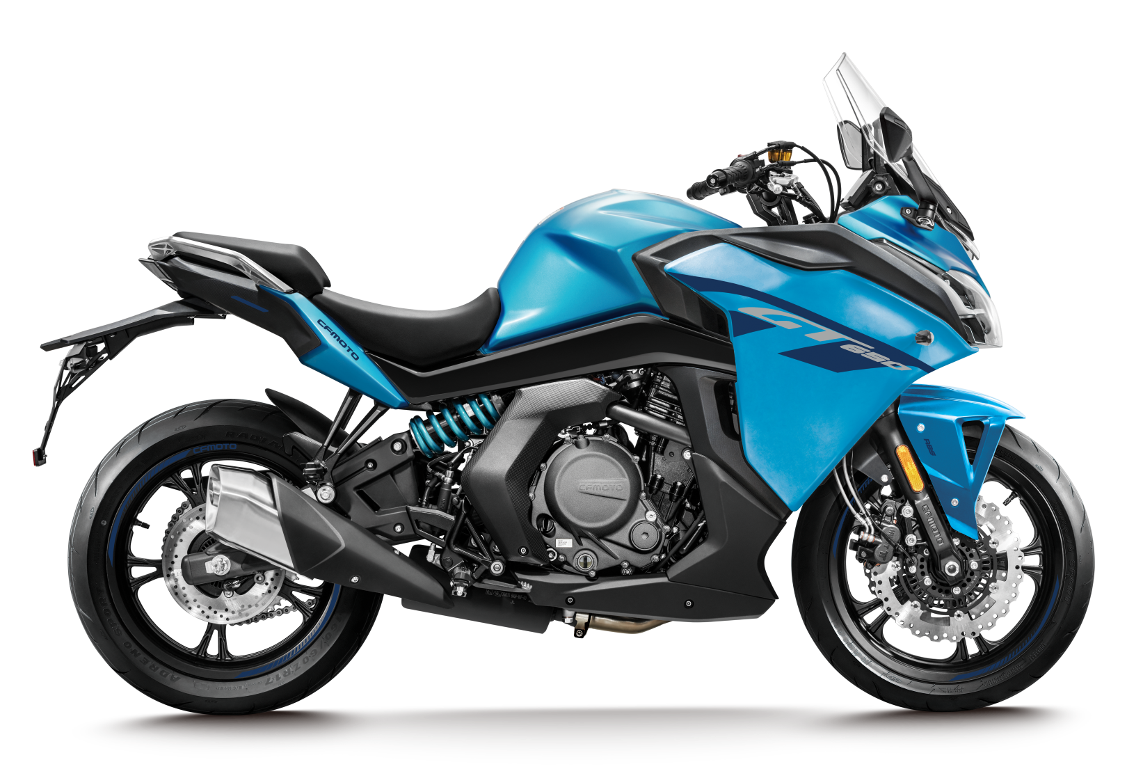 650gt Blue Right Side View